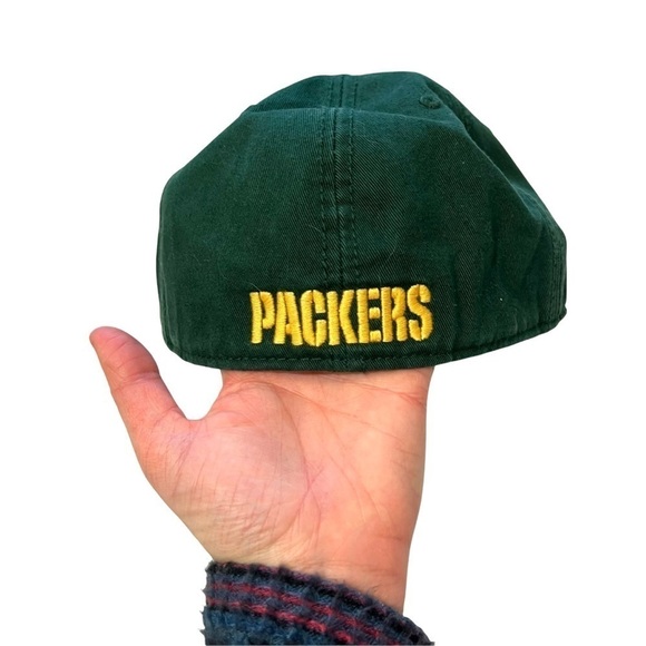 47 Green Bay Packers Logo NFL Green Cotton Sustainable Baseball Hat Cap Size M - Picture 8 of 16